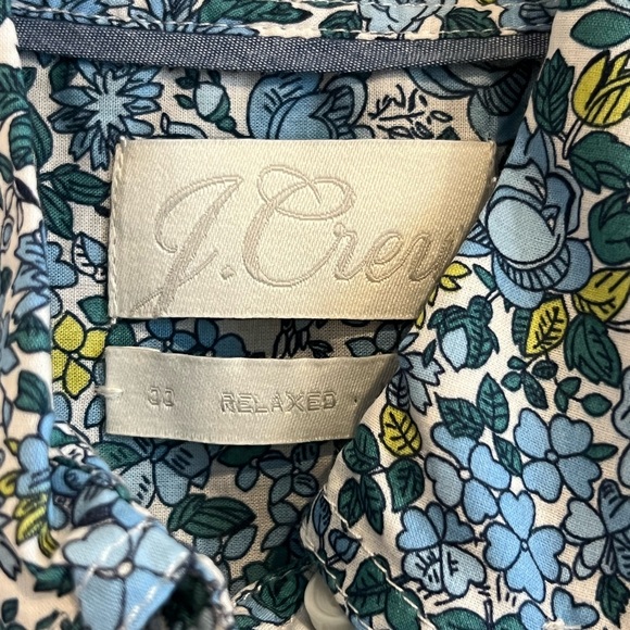 J.CREW RELAXED FIT COTTON VOILE SHIRT IN BLOOMING FLORAL - Picture 8 of 9